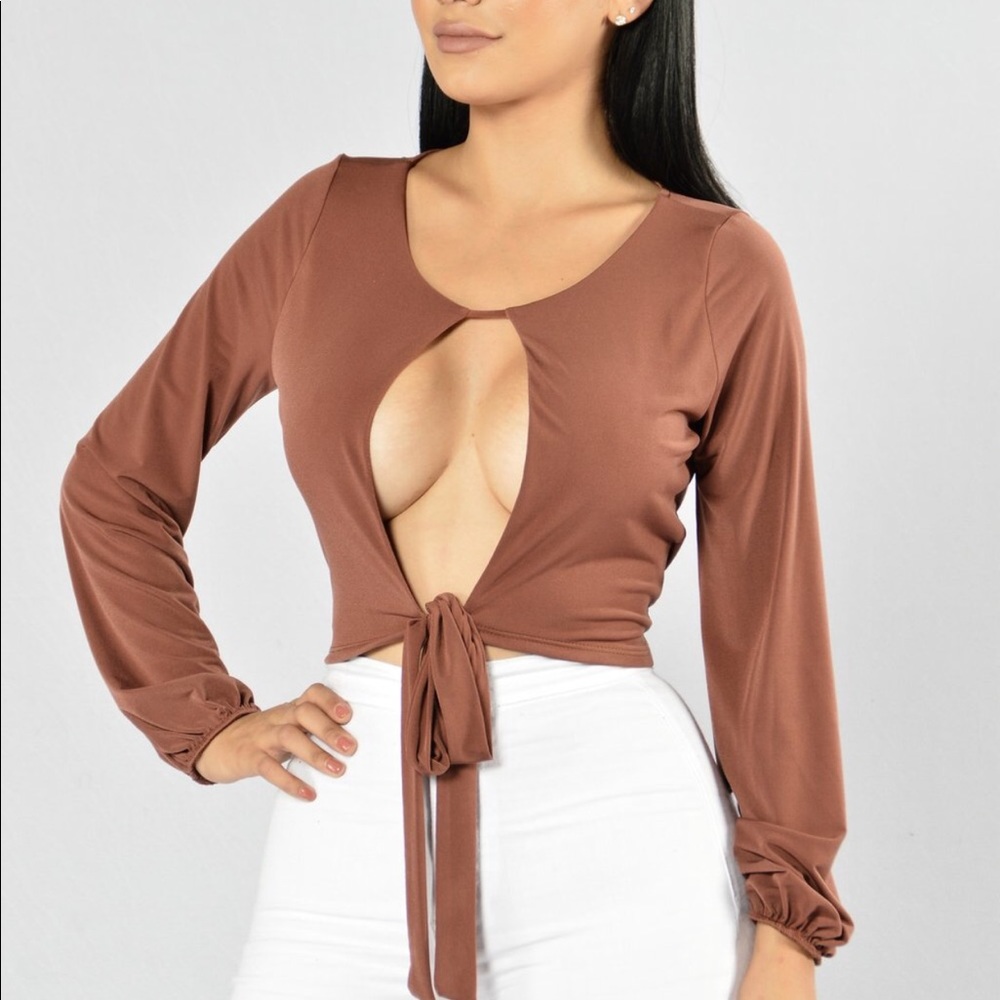 Red brown top